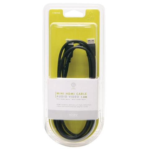 V-707460 1.8m Mini-HDMI Mini-HDMI Nero cavo HDMI - Foto 1